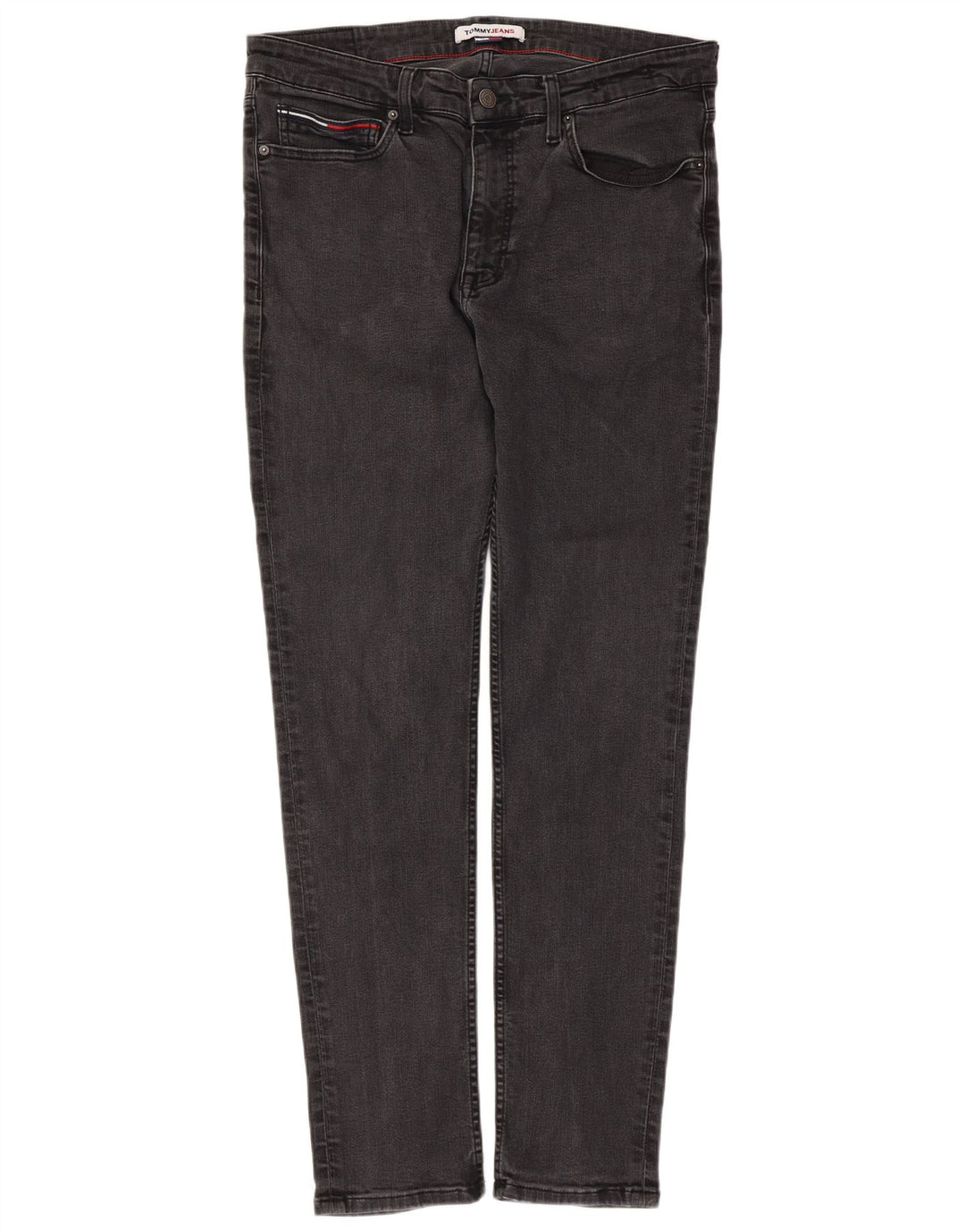 Tommy Hilfiger Ανδρικό Slim Jeans W36 L30 Μαύρο βαμβακερό