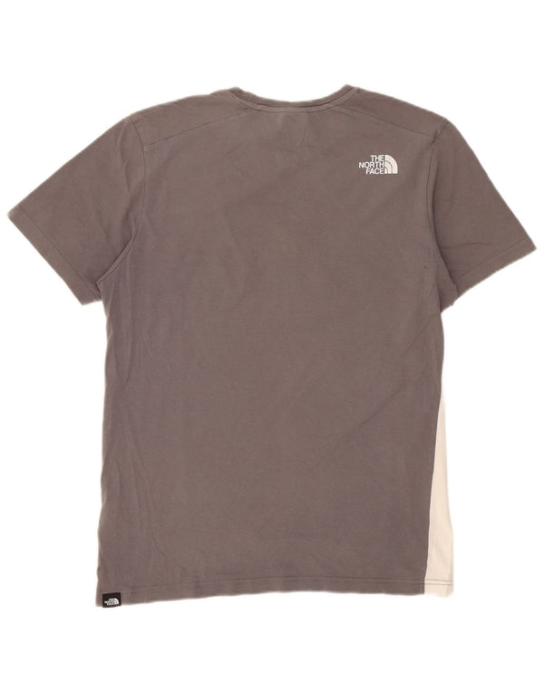 Ανδρικό κανονικό γραφικό μπλουζάκι North Face Top Small Grey Colourblock