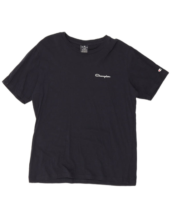 Ανδρικό T-Shirt Champion Top Large Navy Blue από βαμβάκι