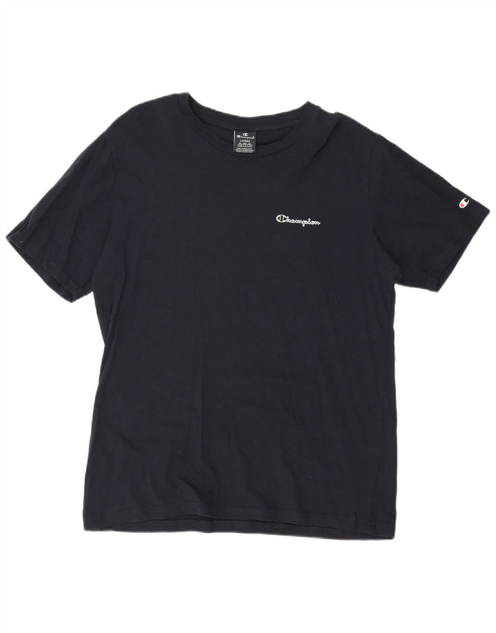 Ανδρικό T-Shirt Champion Top Large Navy Blue από βαμβάκι