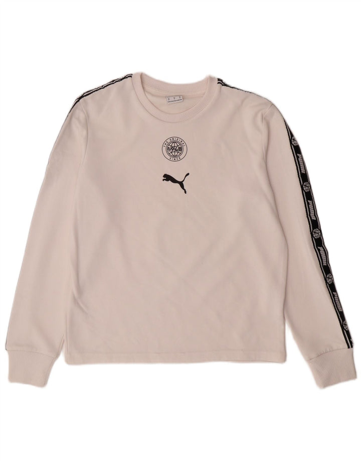 Ανδρική φούτερ PUMA Jumper XS Λευκός Πολυεστέρας