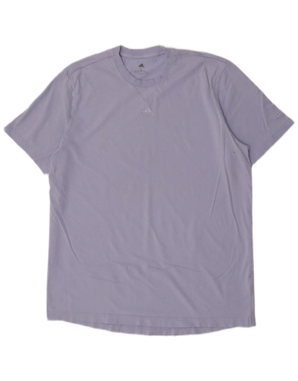 Ανδρικό T-Shirt Adidas Top μεγάλο μωβ βαμβακερό