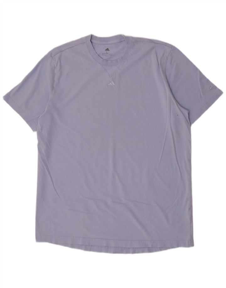 Ανδρικό T-Shirt Adidas Top μεγάλο μωβ βαμβακερό