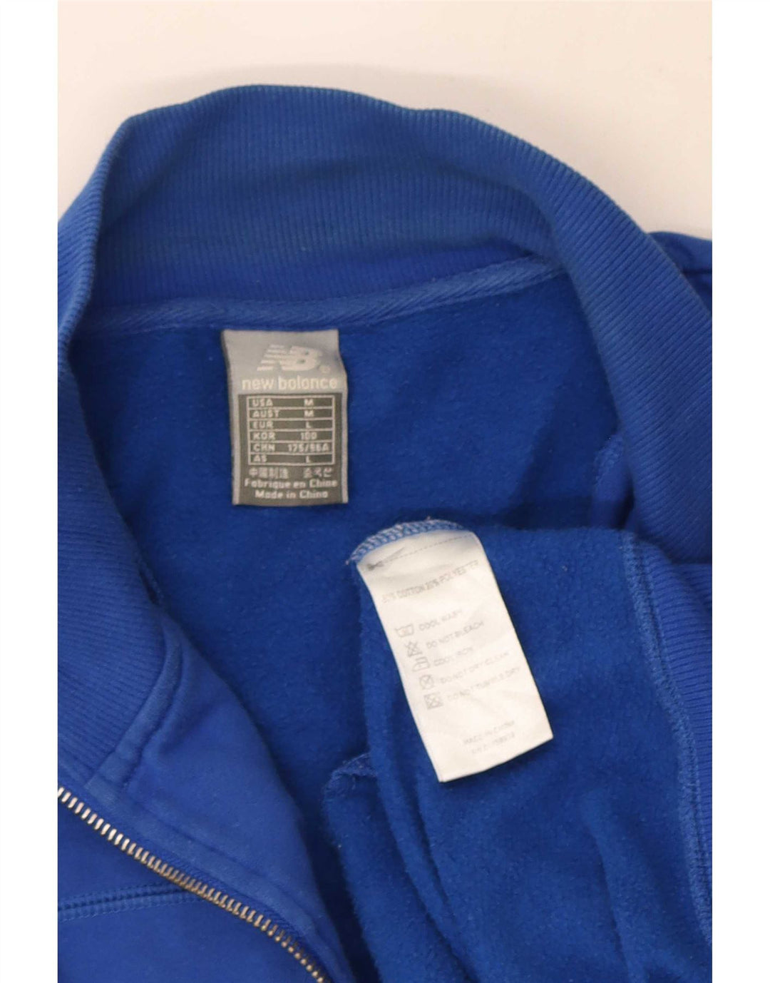 Ανδρική φόρμα New Balance Top Jacket Μεσαίο Μπλε Βαμβακερό