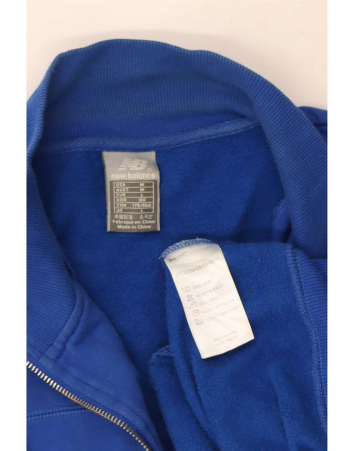 Ανδρική φόρμα New Balance Top Jacket Μεσαίο Μπλε Βαμβακερό
