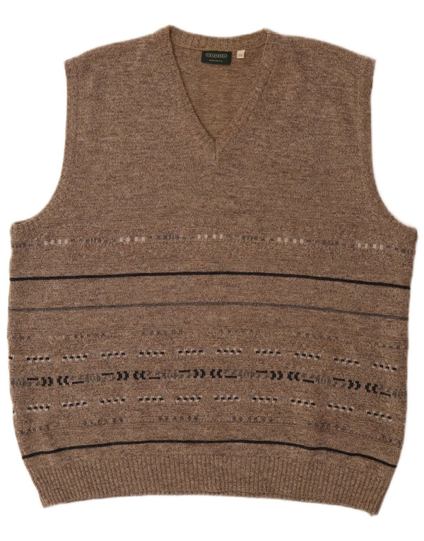 Canda Ανδρικό γιλέκο Tank Top 2XL Γκρι Ριγέ Ακρυλικό