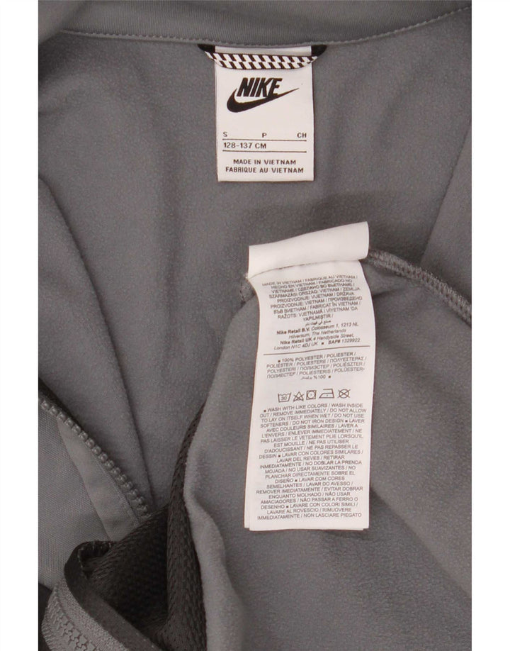 Μπουφάν Nike Boys Graphic αθλητική φόρμα 8-9 ετών Small Grey Colourblock