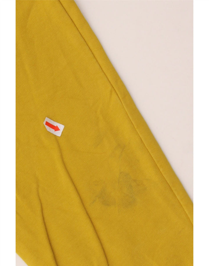 Γραφικό φούτερ CAT Boys Jumper 13-14 ετών Κίτρινο βαμβακερό μπλοκ