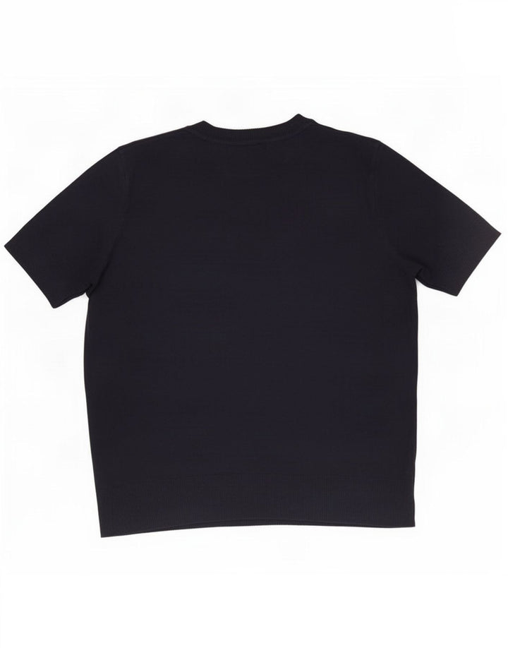 Marks & Spencer Γυναικεία κοντομάνικη μπλούζα Top UK 12 Medium Navy Blue