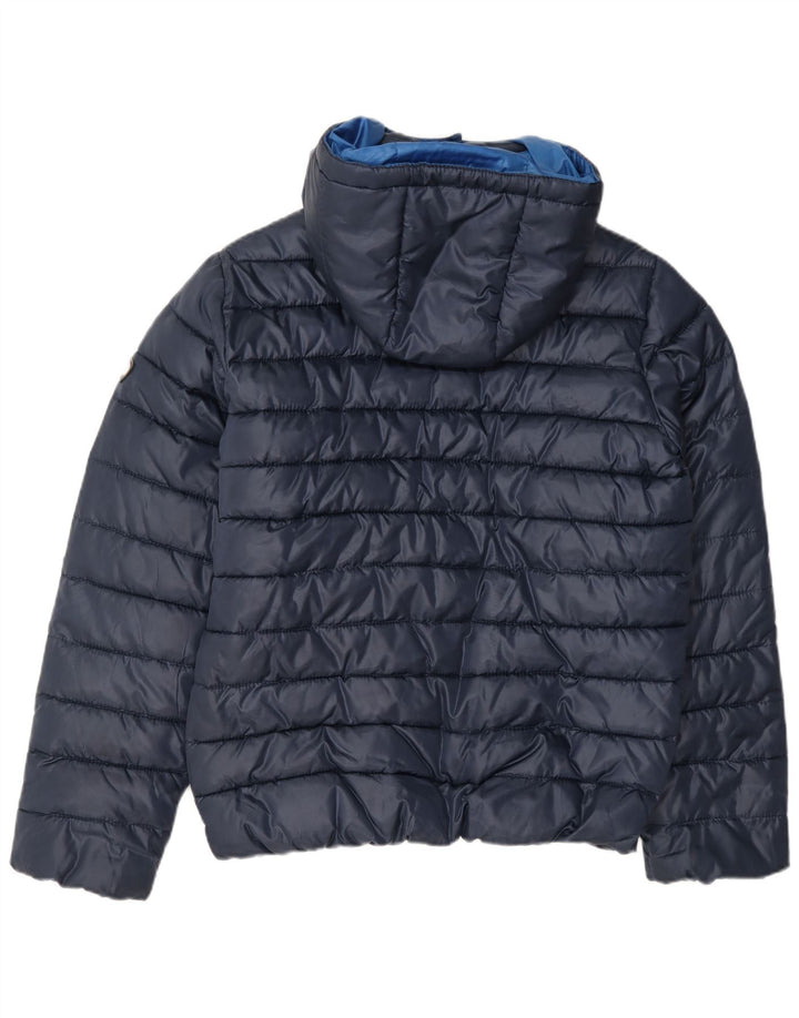 Lotto Ανδρικό μπουφάν με κουκούλα UK 36 Small Navy Blue Polyester