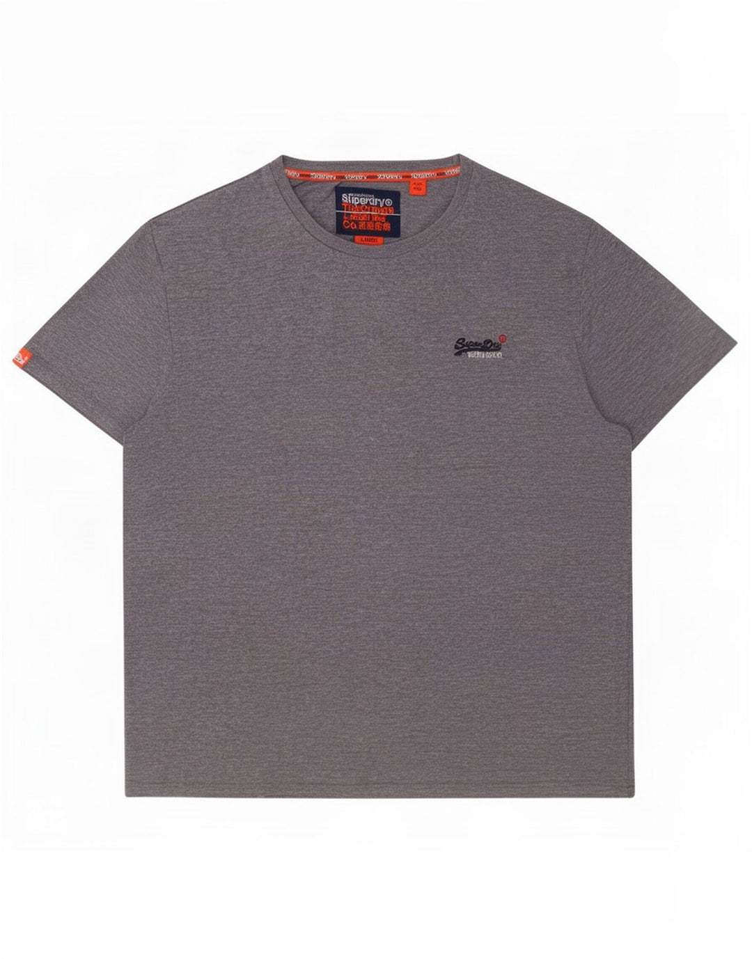 Ανδρικό T-Shirt Superdry Top Larg γκρι βαμβακερό