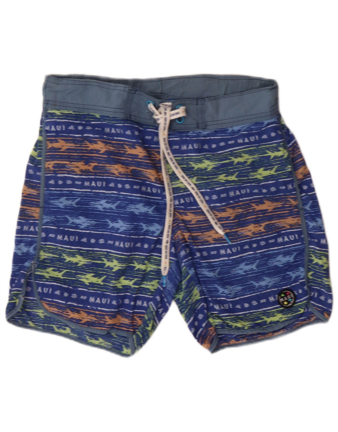 MAUI AND SONS Ανδρικό σορτς κολύμβησης Μικρό μπλε ριγέ πολυαμίδιο
