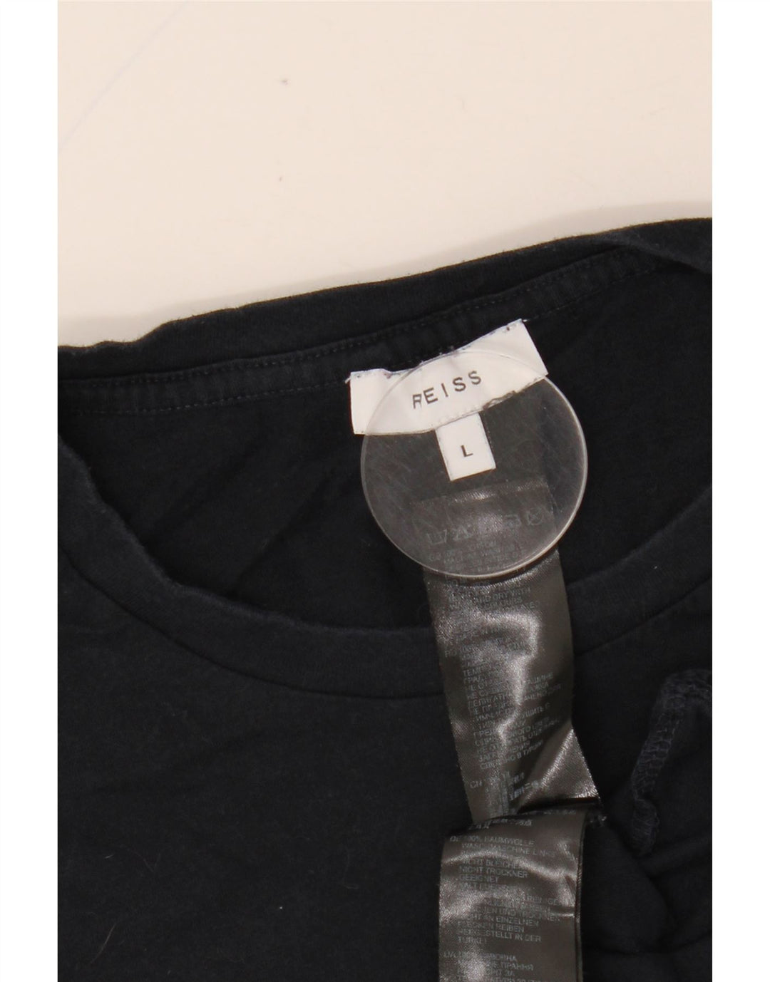 Γυναικείο T-Shirt REISS Top UK 16 Large Navy Blue από βαμβάκι