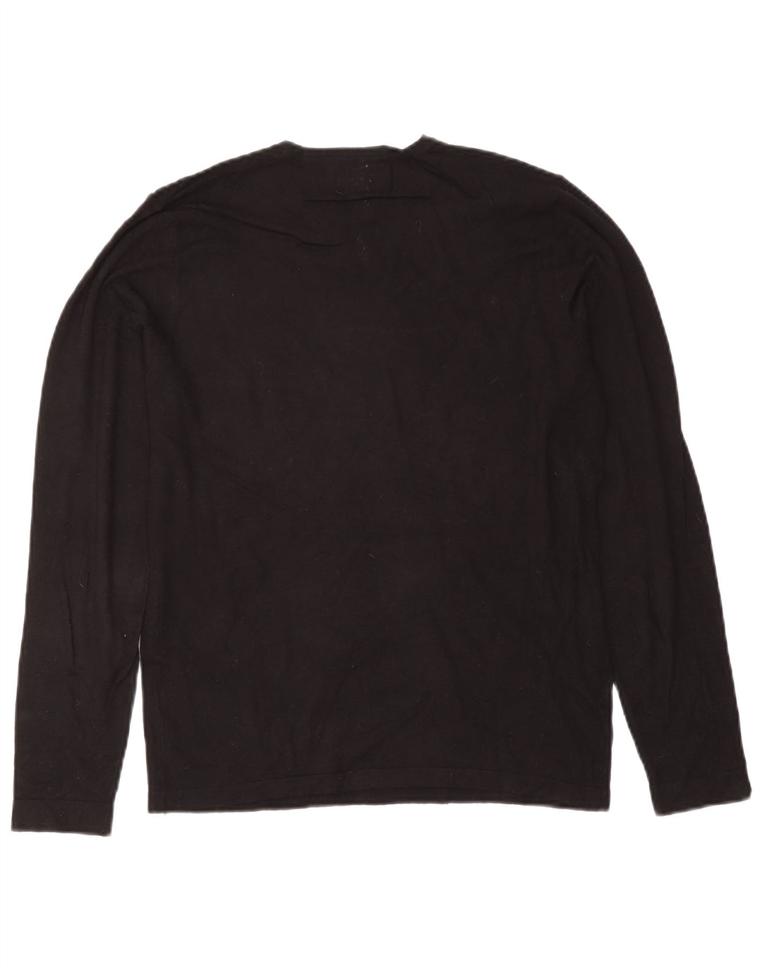 Ανδρικό πουλόβερ Zara Crew Neck Jumper Μεσαίο Μαύρο