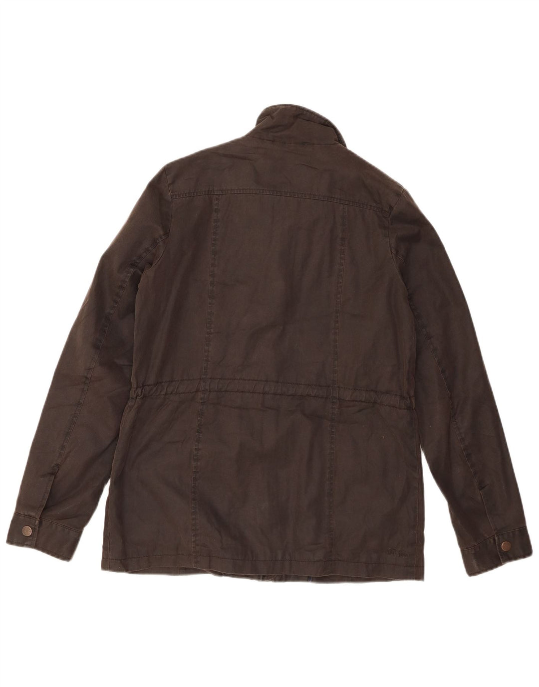 Fat Face Γυναικείο κερωμένο βαμβακερό μπουφάν UK 10 Small Brown Βαμβακερό