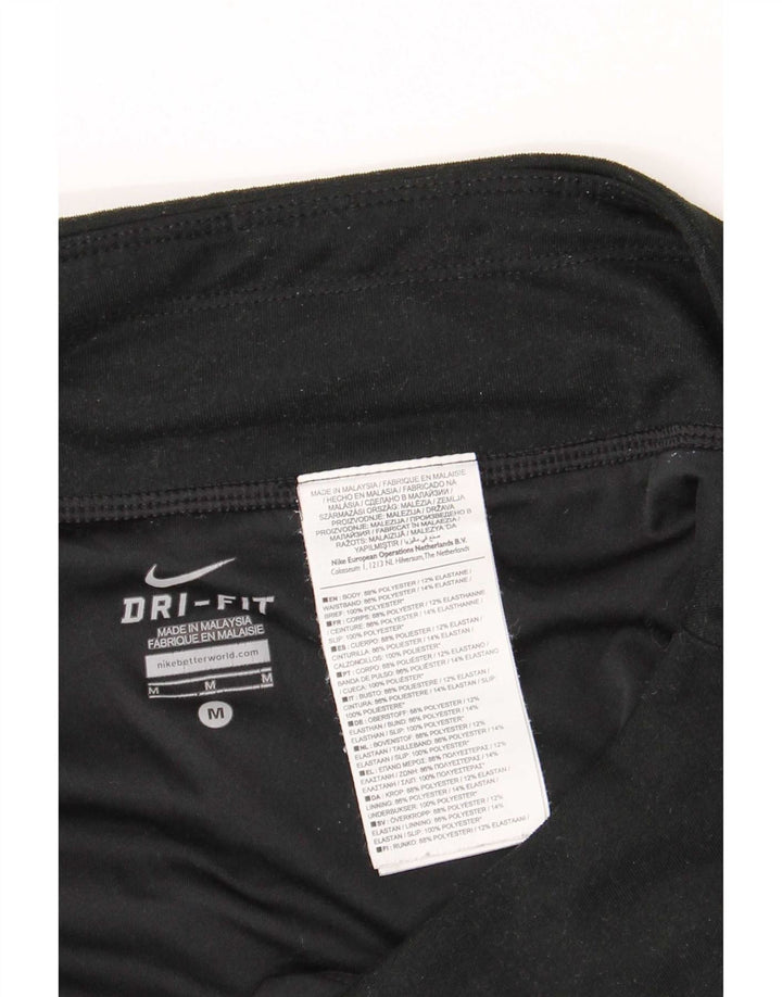 Γυναικείο αθλητικό σορτς Nike Dri Fit UK 14 μεσαίο μαύρο πολυεστέρα