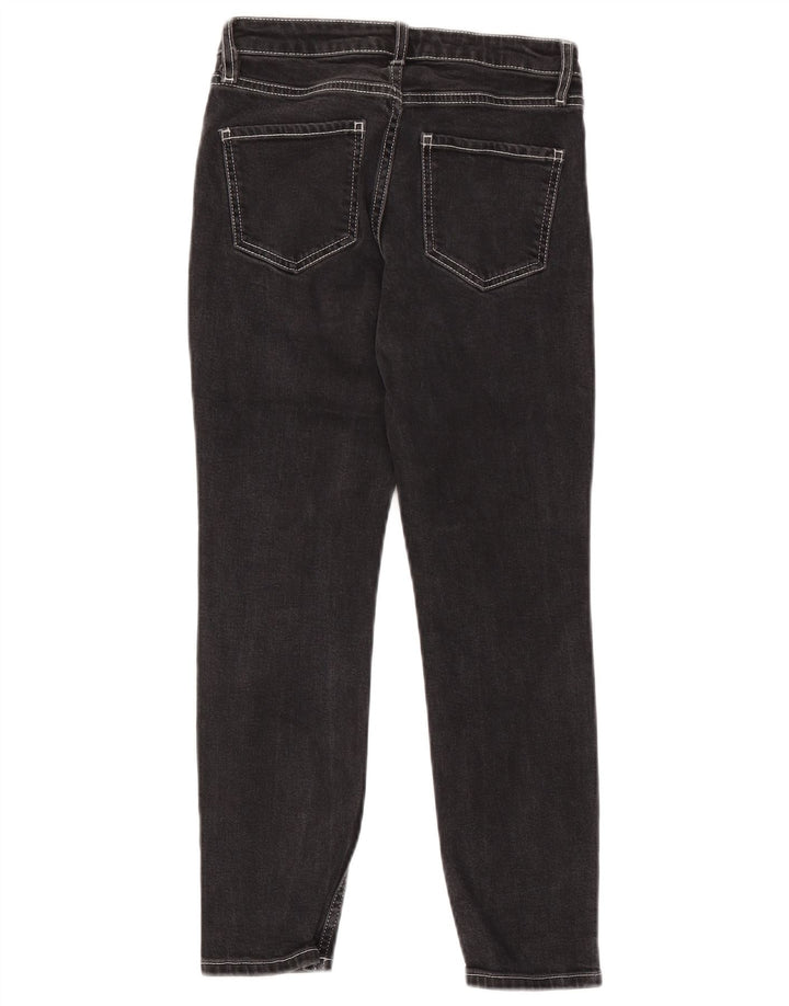 TOPSHOP Γυναικείο Baxter Crop Slim Jeans W26 L25 Μαύρο