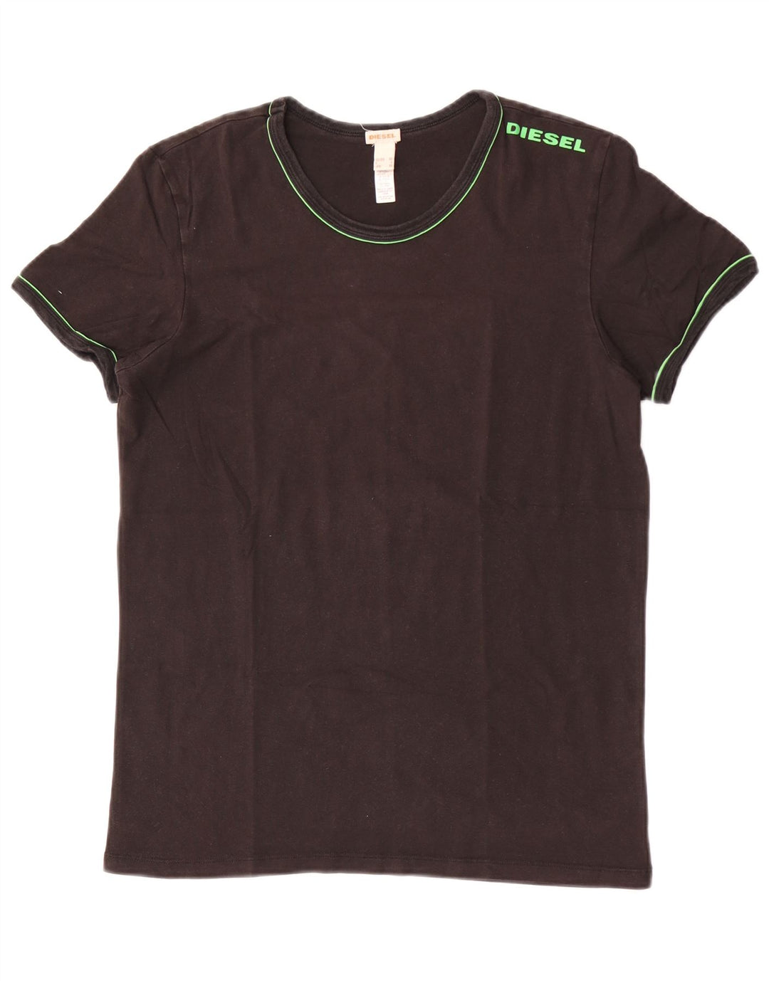 Ανδρικό T-Shirt Diesel Top Μεσαίο μαύρο βαμβακερό