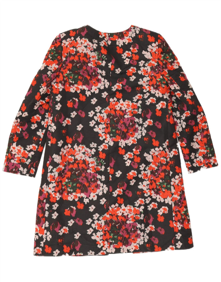 Hobbs Γυναικείο Oversized Πανωφόρι UK 10 Small Black Floral Polyester