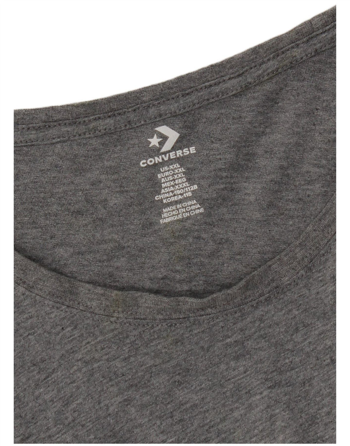 Ανδρικό T-Shirt Converse Top 2XL Γκρι