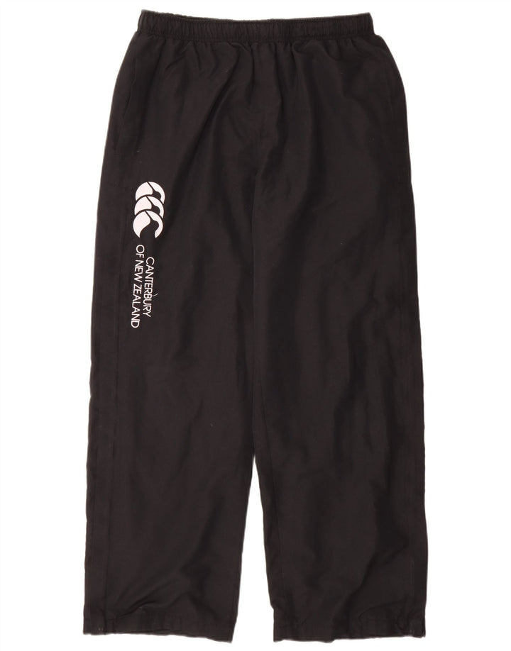 CANTERBURY Ανδρικά γραφικά αθλητικά παντελόνια UK 16 Large Black Polyester