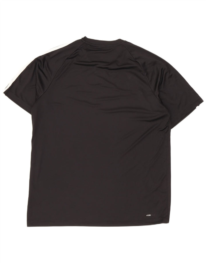 Ανδρικό T-Shirt Adidas Top Large Μαύρο Πολυεστερικό Sports