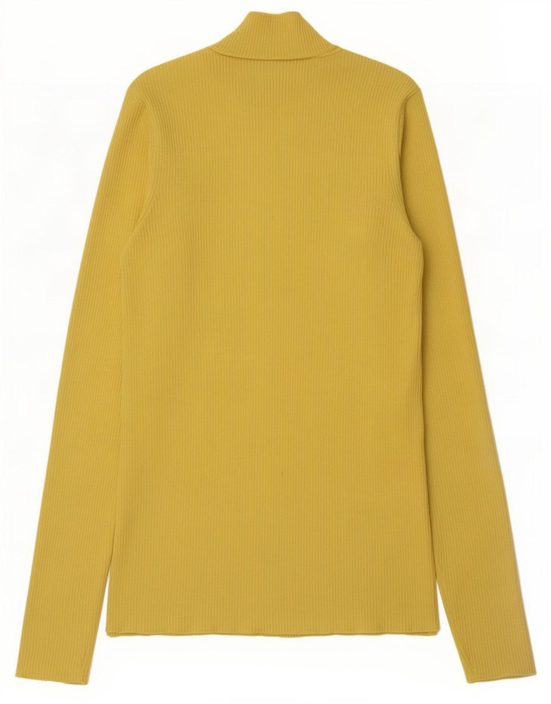 Zara Γυναικείο τοπ μακρυμάνικο UK 8 Small Yellow Polyamide