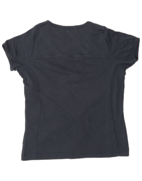 Champion γυναικείο T-shirt Easy Fit Top 10 Small Navy Blue από βαμβάκι