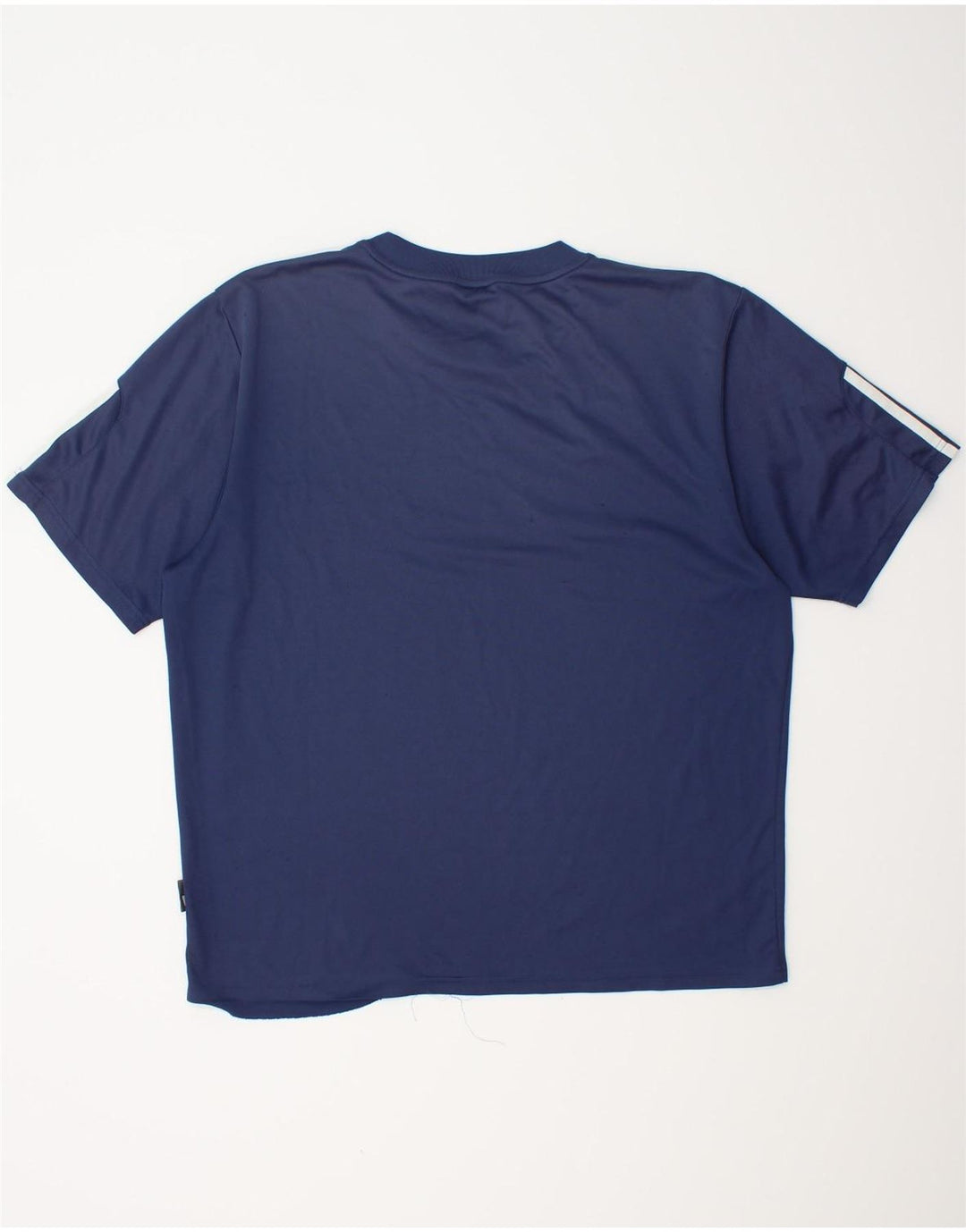 Ανδρικό T-Shirt Climalite ADIDAS Top Large Navy Blue Polyester