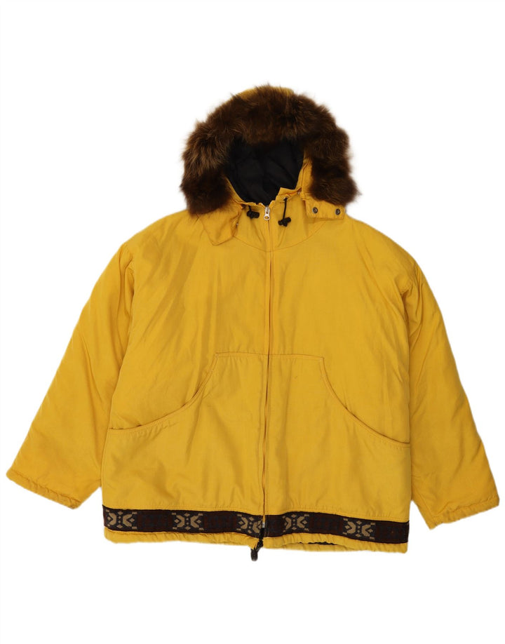 Ανδρικό μπουφάν Napapijri Voyage Windbreaker UK 40 Large Yellow Polyamide