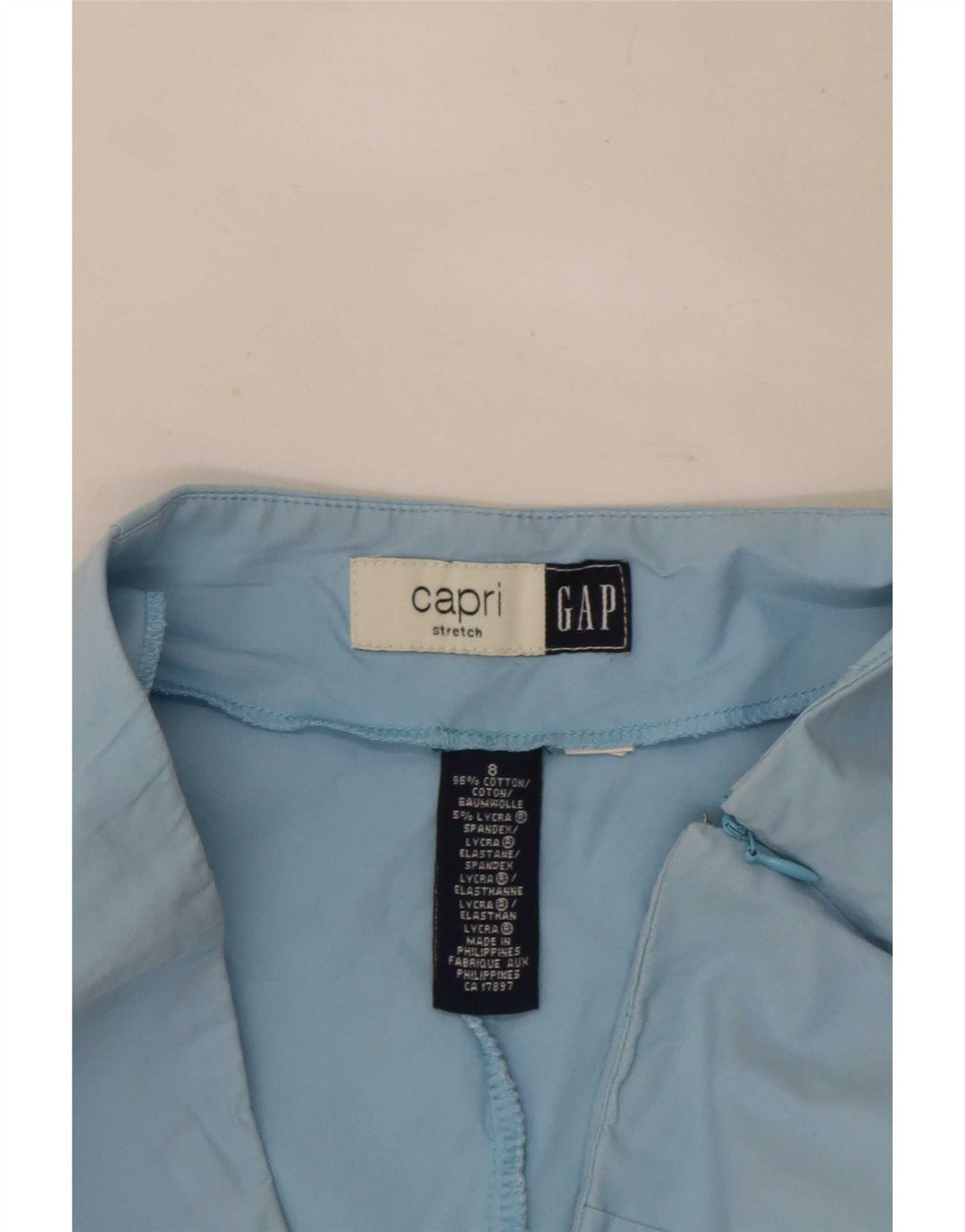 Gap Γυναικείο παντελόνι Capri US 8 Medium W27 L23 Μπλε βαμβακερό