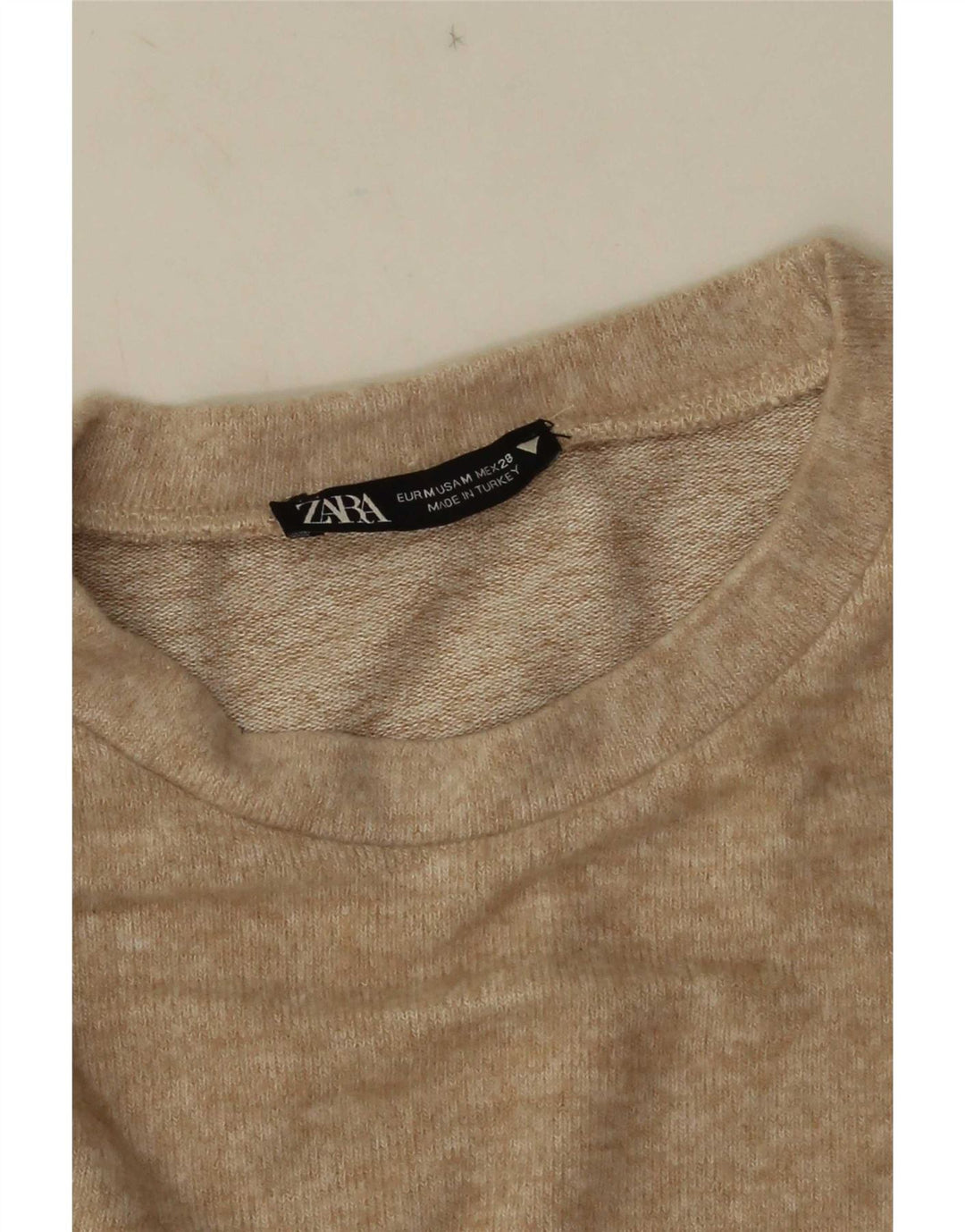 Zara Γυναικεία Μπλούζα Τοπ UK 12 Medium Beige