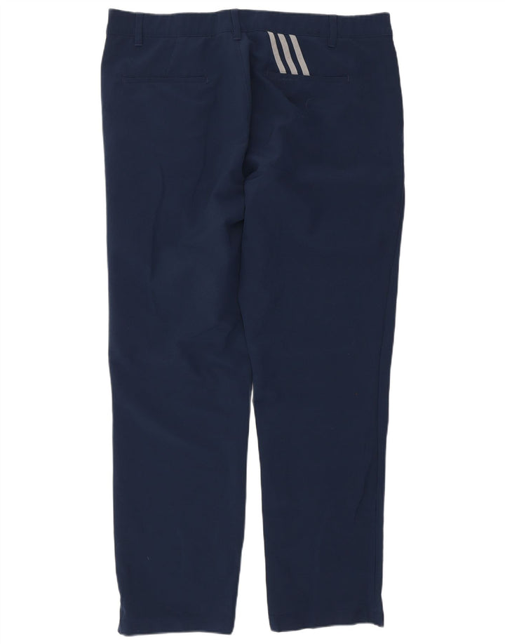 Ανδρικό ίσιο παντελόνι Chino ADIDAS W38 L32 Navy Blue Polyester