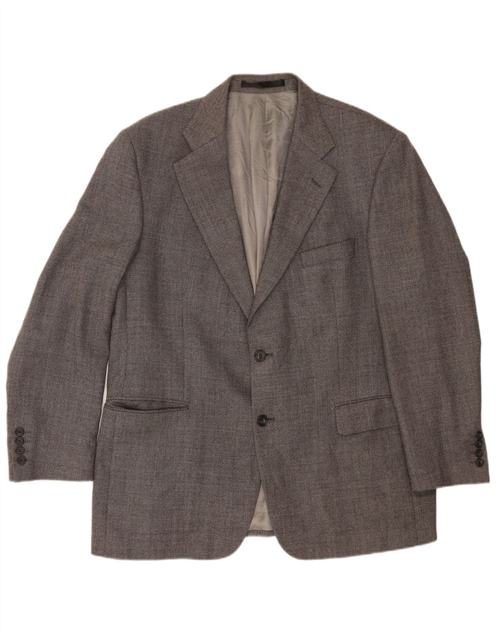 Marks & Spencer Ανδρικό μπουφάν σακάκι με 2 κουμπιά UK 44 XL Γκρι νέο μαλλί