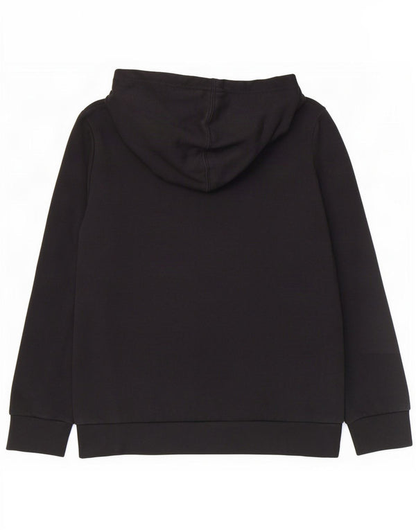 Champion Boys Graphic Hoodie Jumper 11-12 ετών μεγάλο μαύρο βαμβακερό