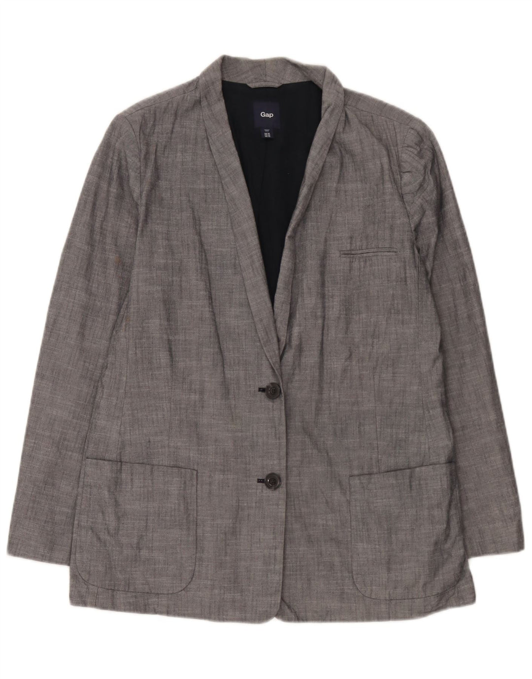 Gap Γυναικείο Μπουφάν Blazer UK 18 XL Μπλε βαμβακερό