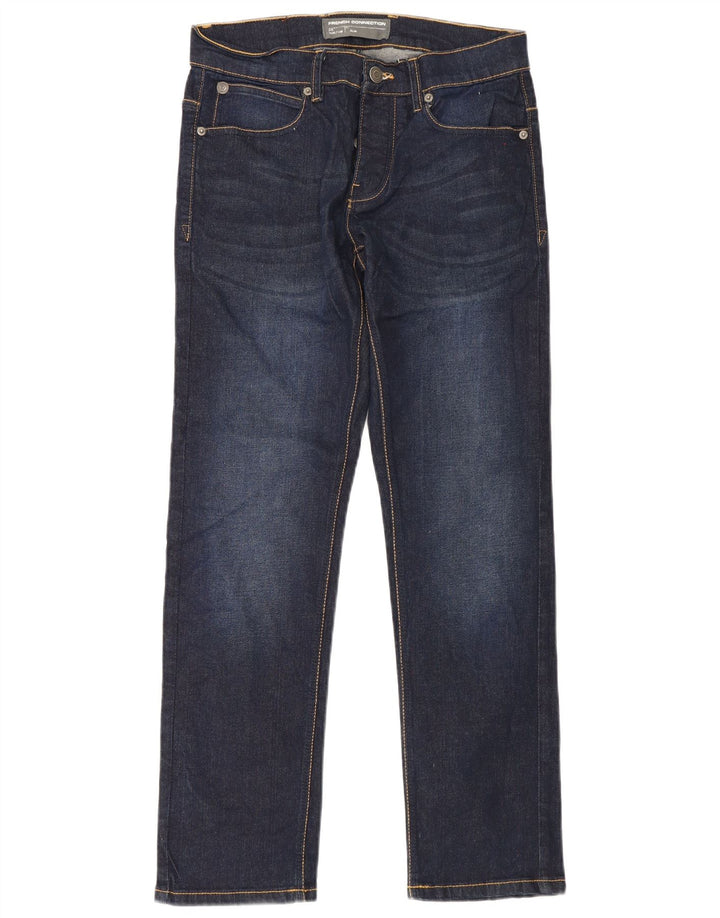 French Connection Ανδρικό Slim Jeans W30 L30 Navy Blue Cotton