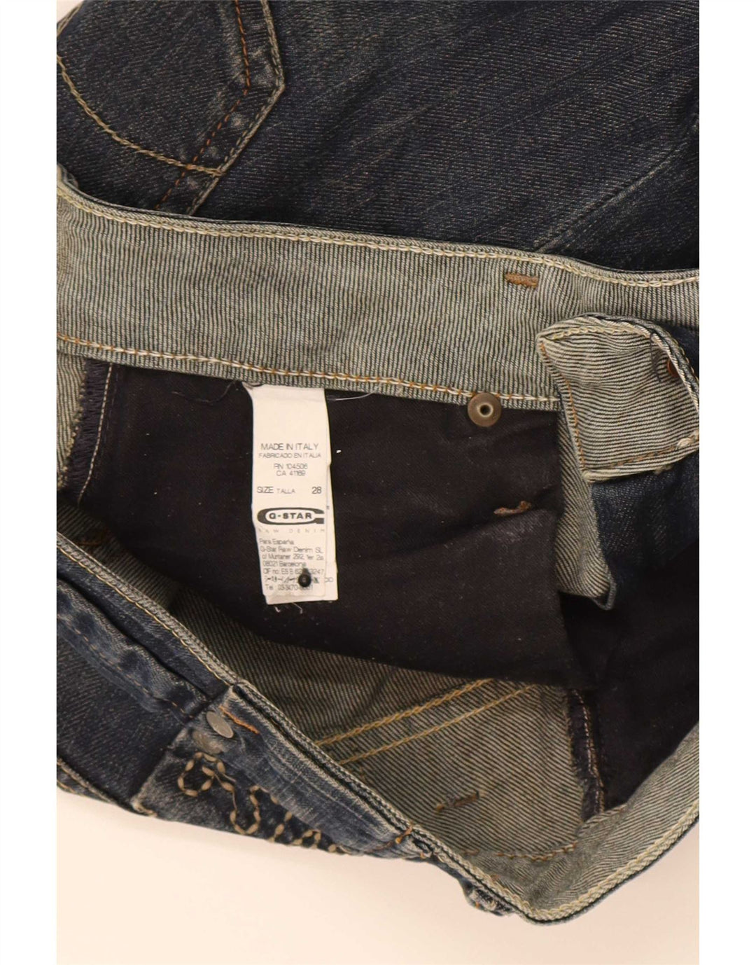 G-Star Γυναικείο Cropped Jeans W28 L25 Navy Blue Cotton