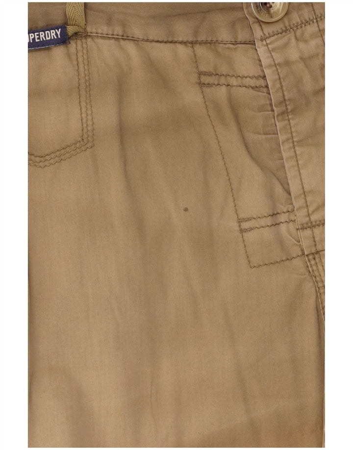 Ανδρικό σορτς Chino Superdry Medium W32 Μπεζ βαμβακερό