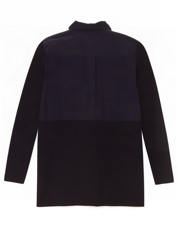 Cos Γυναικείο φόρεμα άλτης UK 10 Small Navy Blue Wool