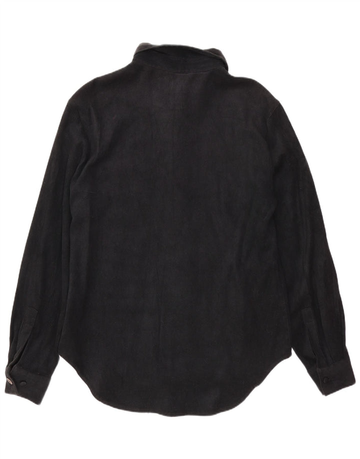 Armani Jeans Γυναικείο Πουκάμισο UK 14 Large Μαύρο