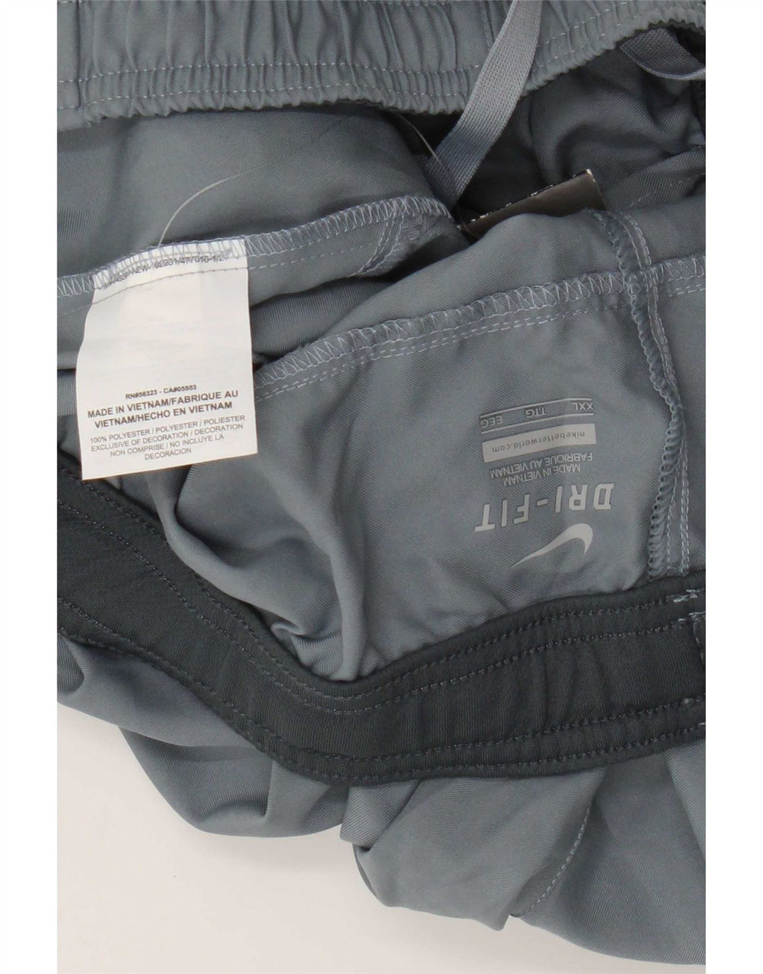 Ανδρικό αθλητικό σορτς Nike Dri Fit 2XL σε γκρι πολυεστέρα