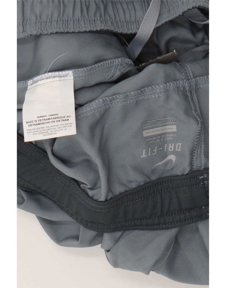 Ανδρικό αθλητικό σορτς Nike Dri Fit 2XL σε γκρι πολυεστέρα