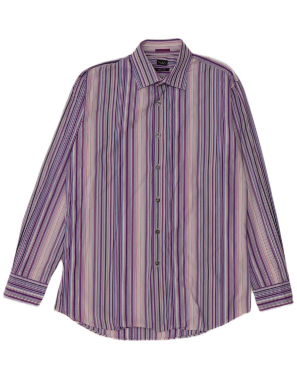 Paul Smith Ανδρικό πουκάμισο Slim Fit Μέγεθος 41 16 Μεγάλο Μωβ ριγέ