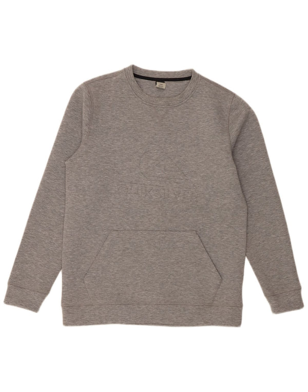 Ανδρικό γραφικό φούτερ Quiksilver Jumper Large Grey Polyester