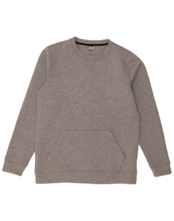 Ανδρικό γραφικό φούτερ Quiksilver Jumper Large Grey Polyester