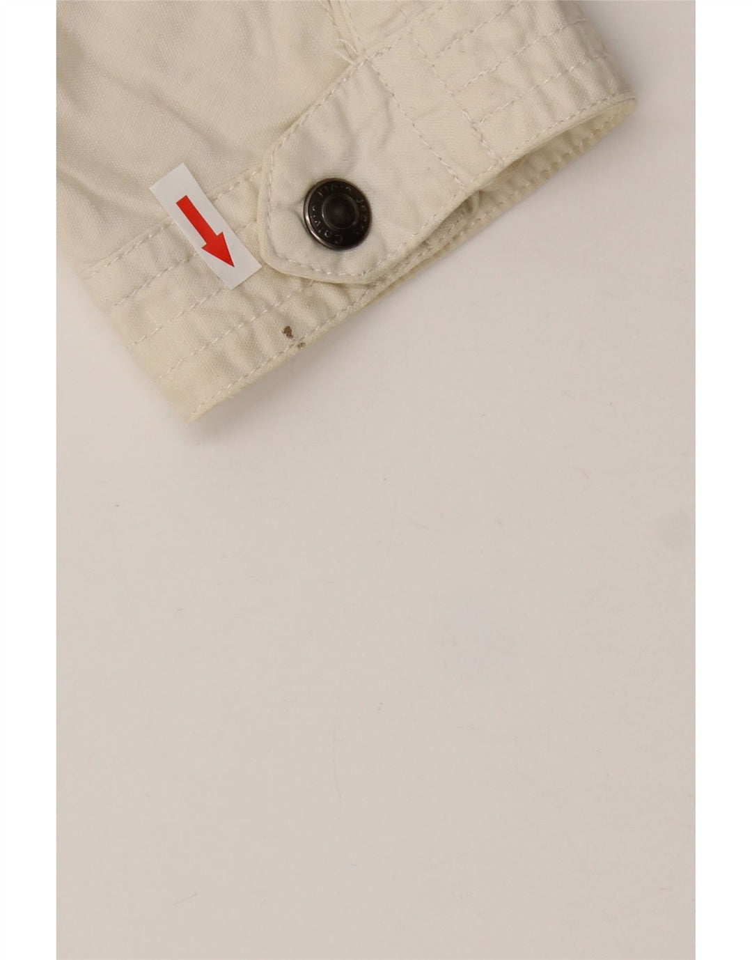 Calvin Klein Jeans Γυναικείο Utility Jacket UK 16 Large Off White Βαμβακερό