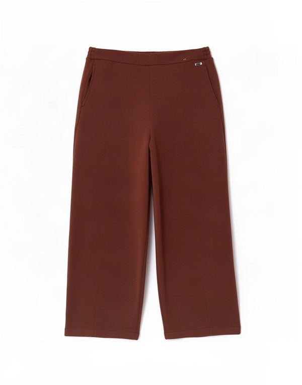 Marks & Spencer Γυναικεία αθλητική φόρμα παντελόνια UK 14 Large Brown Polyester