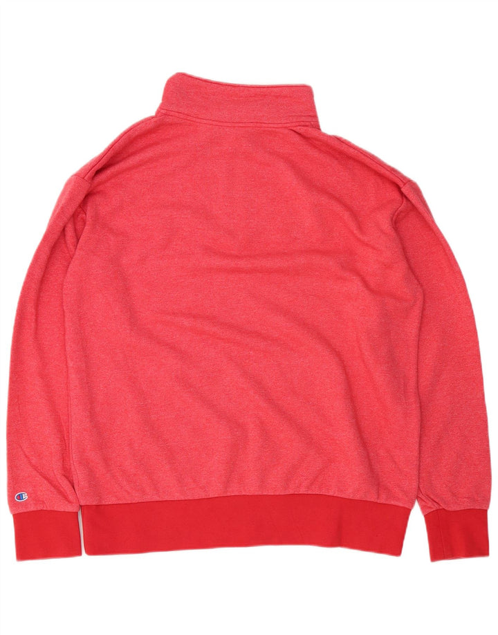 Champion Mens Ohio State Buckeyes Γραφική φούτερ Jumper Large Red