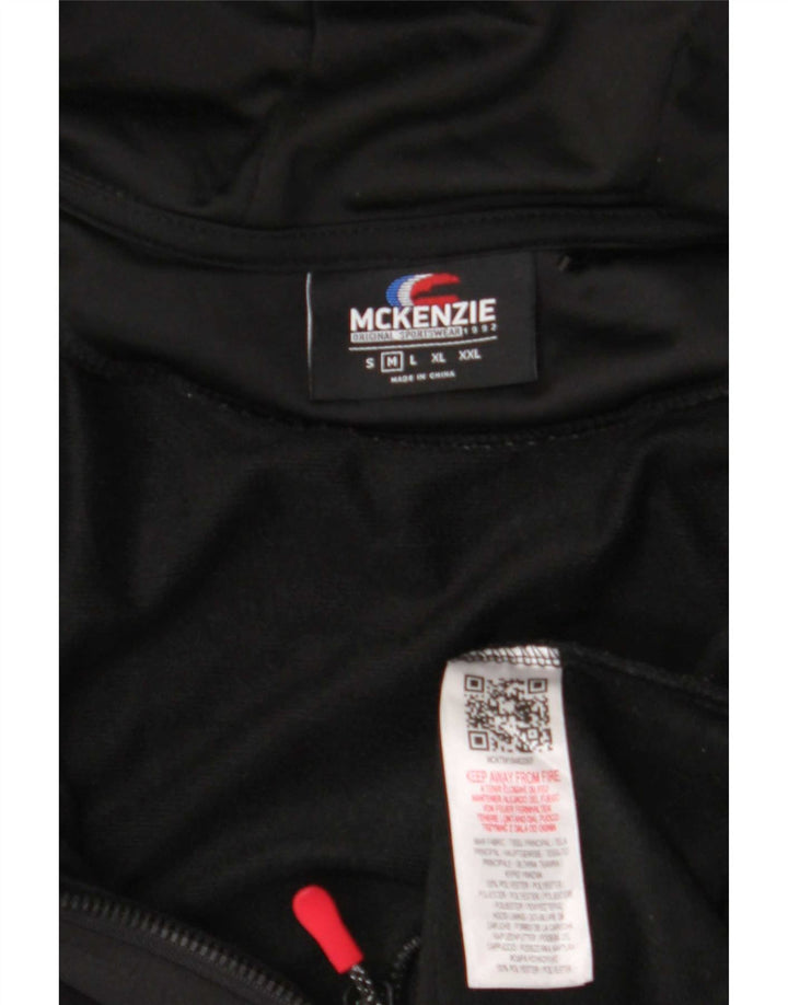 Mckenzie Ανδρικό πουλόβερ με κουκούλα με φερμουάρ Medium Black Polyester